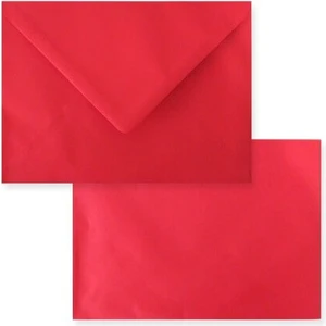Zarf Kırmızı Renkli Mini 7x9 cm 200 Adet