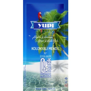Yupi  Atlantik 80° Kolonyalı Mendil 25'li