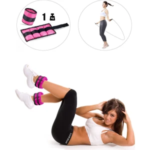 Spor Byfit Pembe El Veya Ayak Bileği Ağırlığı + Atlama Ipi Hediyeli