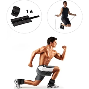 Spor Byfit Siyah El Veya Ayak Bileği Ağırlığı + Atlama Ipi Hediyeli
