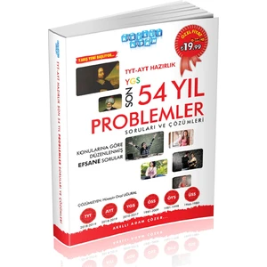 Akıllı Adam Yayınları Yks TYT AYT Hazır'lik Problemler Çıkmış Sorular Son 54