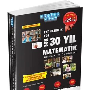 Akıllı Adam Yayınları Yks TYT Matematik Hazır'lik Son 30 Yı'lin Çıkmış Soruları ve Çözümleri