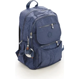 571 Krinkıl/klinkır Su Geçirmez Hafif Çok Gözlü Spor, Seyahat, Okul, Laptop Sırt Çantası Lacivert 9-2E