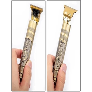 Dragon T-Bıçak Ense Sakal Çizim Antika Tıraş Makinesi Şarj Edilebilir