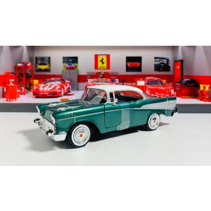 Classic 1957 Chevy Bel Air - Metal Model Araba - 1/24