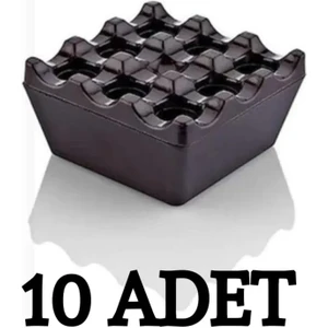 Lider Magnesia Izgara Küllük Siyah Melamin, Kül Tablası 10 Adet