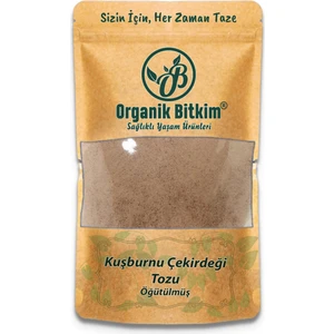 Organik Bitkim Kuşburnu Çekirdeği Tozu (Öğütülmüş) 150 gr