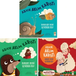 Azıcık Aklım Karıştı Serisi 3 Kitap Set - Annem-Babam-Kardeşim Beni Seviyor Mu? - Mehmet Teber
