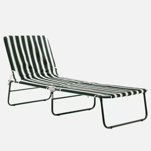 Evinizin Atölyesi Metal Katlanır Kamp Şezlongu, Deniz Şezlong, Havuz Şezlong