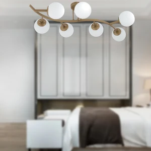 Izem 7'li Eskitme Modern Plafonyer Genç Odası Mutfak Yatak Odası Avize