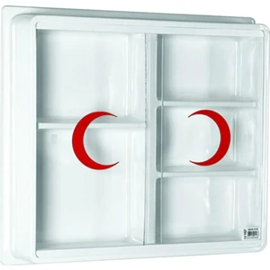 Ecza Dolabı Büyük Boy Içi Dolu Içerik Setli 47 x 44 x 12 cm 157