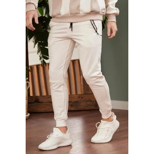 Erkek Basic Eşofman Altı Ekru - 939DNGR