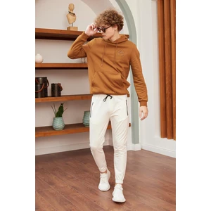 Erkek Regular-Fit Kalıp Eşofman Altı Ekru - 932DNGR