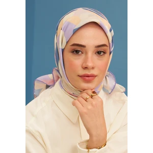 Daphne Ekru Pamuk Viskon Eşarp Modeli