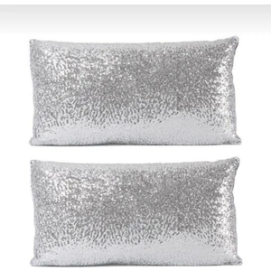 Yılmaz Home 2’li Pullu Payetli Dikdörtgen Dekoratif Kırlent Kılıfı