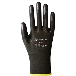 Active Nt 101 Pu Siyah Nitril Eldiven 10 Numara