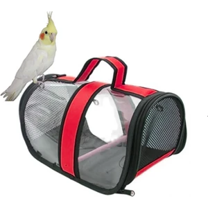 Ala Pet Sultan Papağanı Taşıma Çantası (Tünekli) Royal Capitano Kuş Taşıma Çantası (30CMX22CMX21CM)