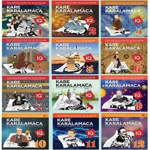 Dünya Beyin Olimpiyatları Kare Karalamaca Serisi 12 Kitap Takım