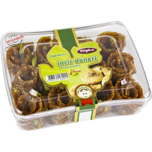 Tuğba Kuruyemiş Antep Fıstıklı Incir Döneri 400 gr (Gül Kesim)