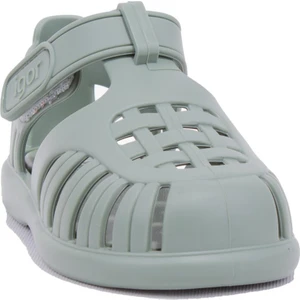 S10271 Tobby Solid Yeşil Ortopedik Günlük Erkek Çocuk Sandalet