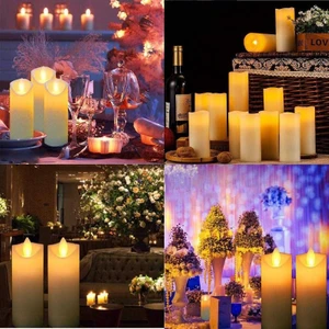 Kuzey Oyuncak Dekor Ramazan Mumları LED Light Candles 6 Adet LED Işıklı Mum Titrek Işıklı Mum LED Mum Pilli Mum