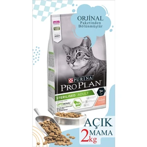 Pro Plan 2 kg Vakumlu Poşet Pro Plan Kısırlaştırılmış Kediler Için Somonlu ve Ton Balıklı Kedi Maması