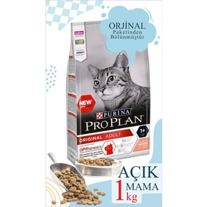 Pro Plan 1 kg Vakumlu Poşet Pro Plan Somonlu Yetişkin Kedi Maması Yüksek Proteinli