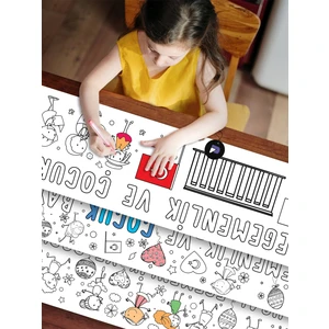 23 Nisan Çocuk Bayramı Eğitici Dev Boyama Kağıdı Seti