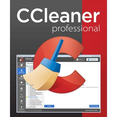 Ccleaner Professional - Windows Pc 1 Cihaz 1 Yıl Dijital Lisans Ccleaner