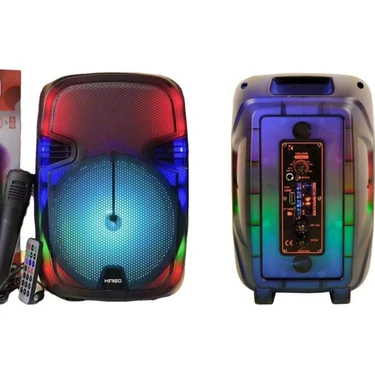 Koçak Elektronik Sd,usb Mikrofonlu Rgb 8 Bluetooth Speaker Hoparlör