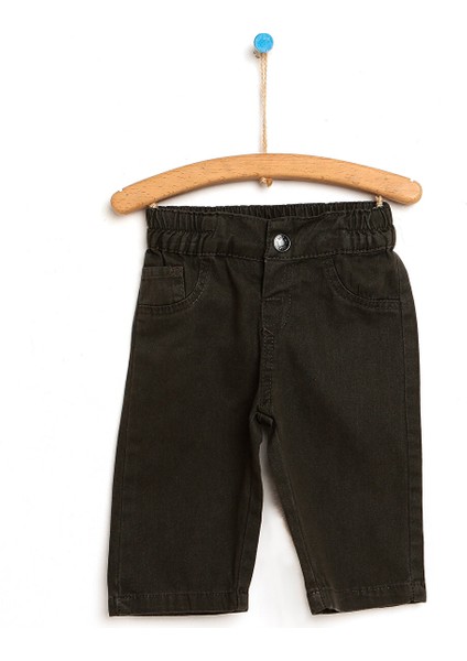 Basic Elastik Belli Gabardin Pantolon Erkek Bebek