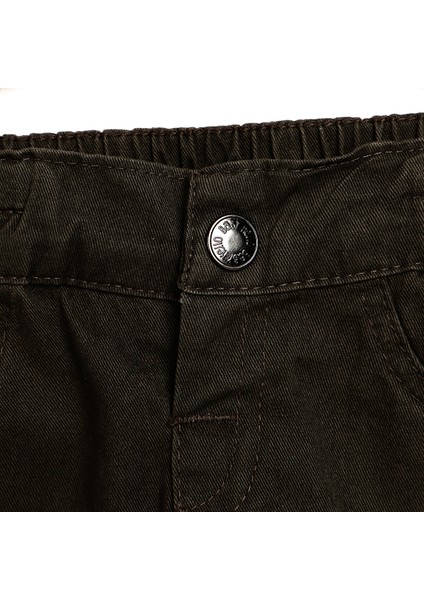 Basic Elastik Belli Gabardin Pantolon Erkek Bebek