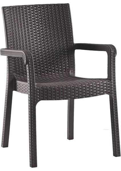 Markiz Rattan Koltuk Kahverengi | 6'lı Set