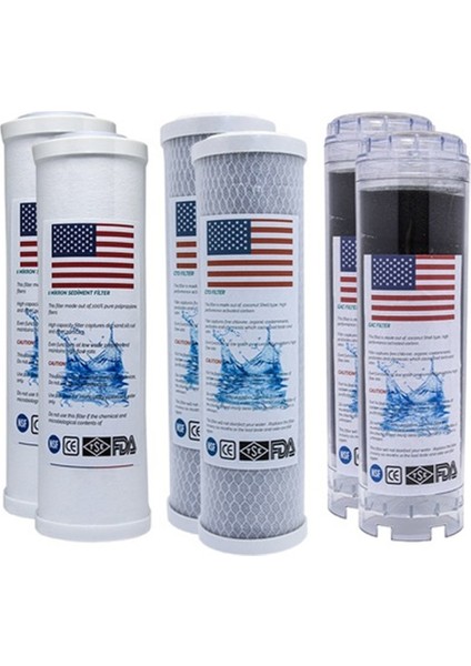 Ihlas Su Arıtma Filtresi Uyumlu Çift Karbonlu Filtresi 2 Yıllık Filtre Seti fiyatları