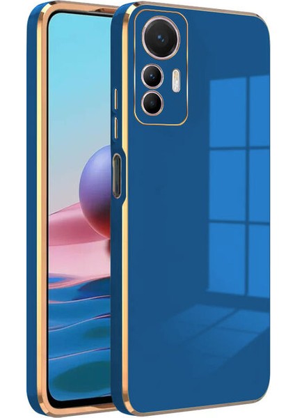 Xiaomi Mi 12 Lite Kılıf Golden Silikon Kılıf Petrol Mavisi