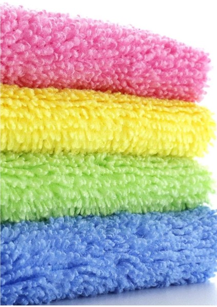 20 Adet Süper Emici 40*40 cm Mikrofiber Kurulama Bezi - Temizlik Bezi - Genel Temizlik Bezi / Dream Serisi