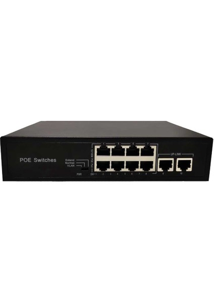 R 8P2U 8 Ports 10/100M Poe Switch 2 Uplink Gigabit Ethernet