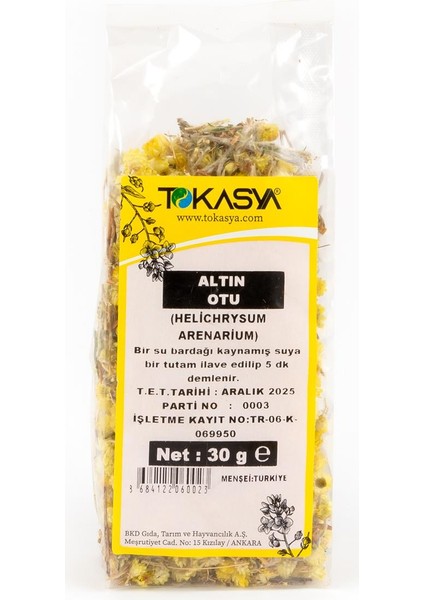 Altın Otu Çiçeği 30 G (3 Lü Paket)