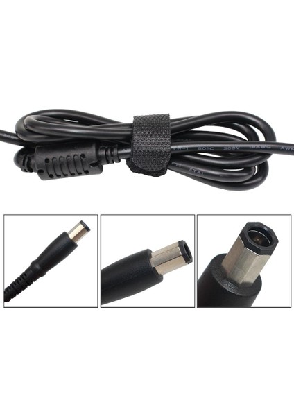 19.5 Volt 3.33 Amper Dell Uyumlu Adamtör Sekizgen Ucu Pa-21 Ac Adaptörü Şarj Için Dell Inspiron 1545 1750 1440 1318 1530 1557 1546 1551 ADP-65AH Sekizgen Uçlu Dell Adaptör