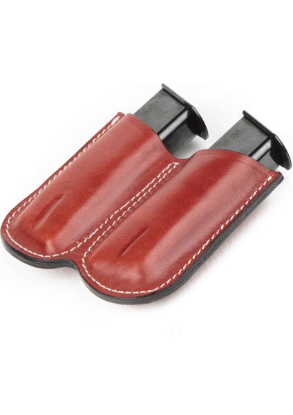 Wolf Holster Deri Şarjör Kılıfı Çiftli Maşalı Taba Hızlı Çekim modelleri