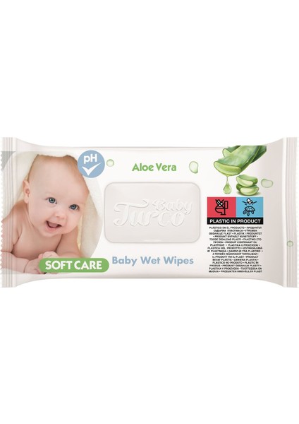 Baby Turco Softcare Aloe Vera Islak Bebek Havlusu 90 Yaprak