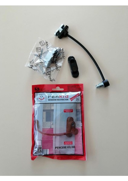 Halatlı Emniyet Kilidi Siyah