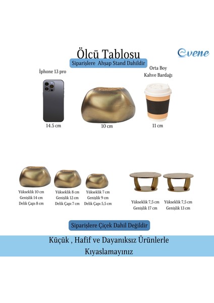 Ahşap Ayaklı Beton Saksı Büyük Boy Set 3 Adet Spiral Oval Model