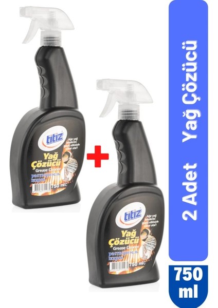 Yağ Çözücü Sprey 750 ml x 2 Adet