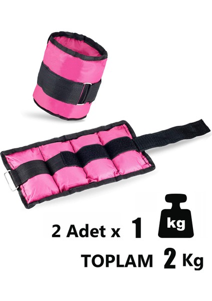 Pembe El Veya Ayak Bileği Ağırlığı + Atlama Ipi Hediyeli fiyatları