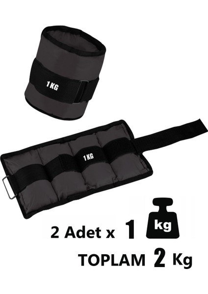 Siyah El Veya Ayak Bileği Ağırlığı + Atlama Ipi Hediyeli fiyatları