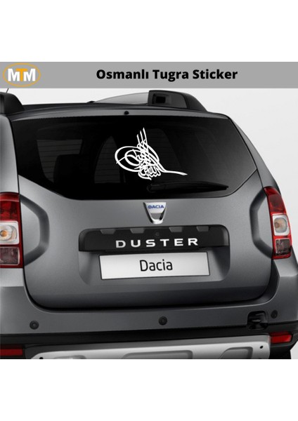 Osmanlı Tuğra oto Sticker 15 cm fiyatları