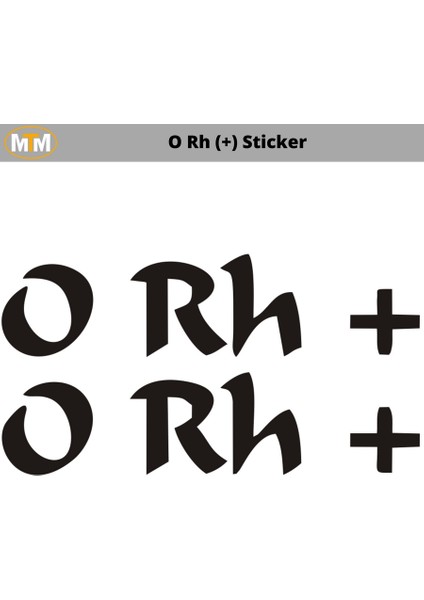 0 Rh (+) Sticker fiyatları