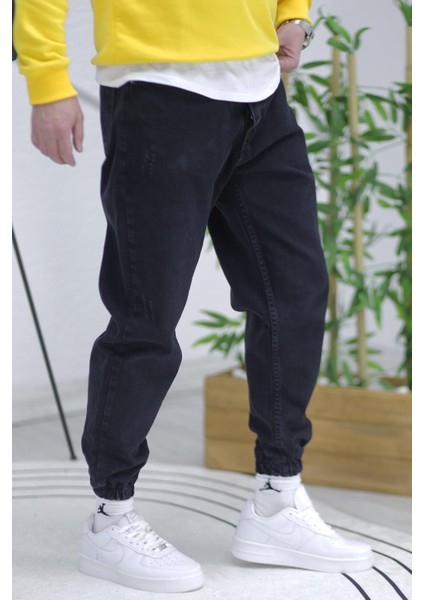 Erkek Tırnaklı Boyfiren Kot Pantolon 646 Lastikli Paça ile Rahat ve Modern Stil modelleri