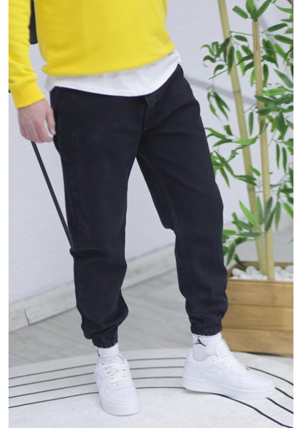 Erkek Tırnaklı Boyfiren Kot Pantolon 646 Lastikli Paça ile Rahat ve Modern Stil indirimleri